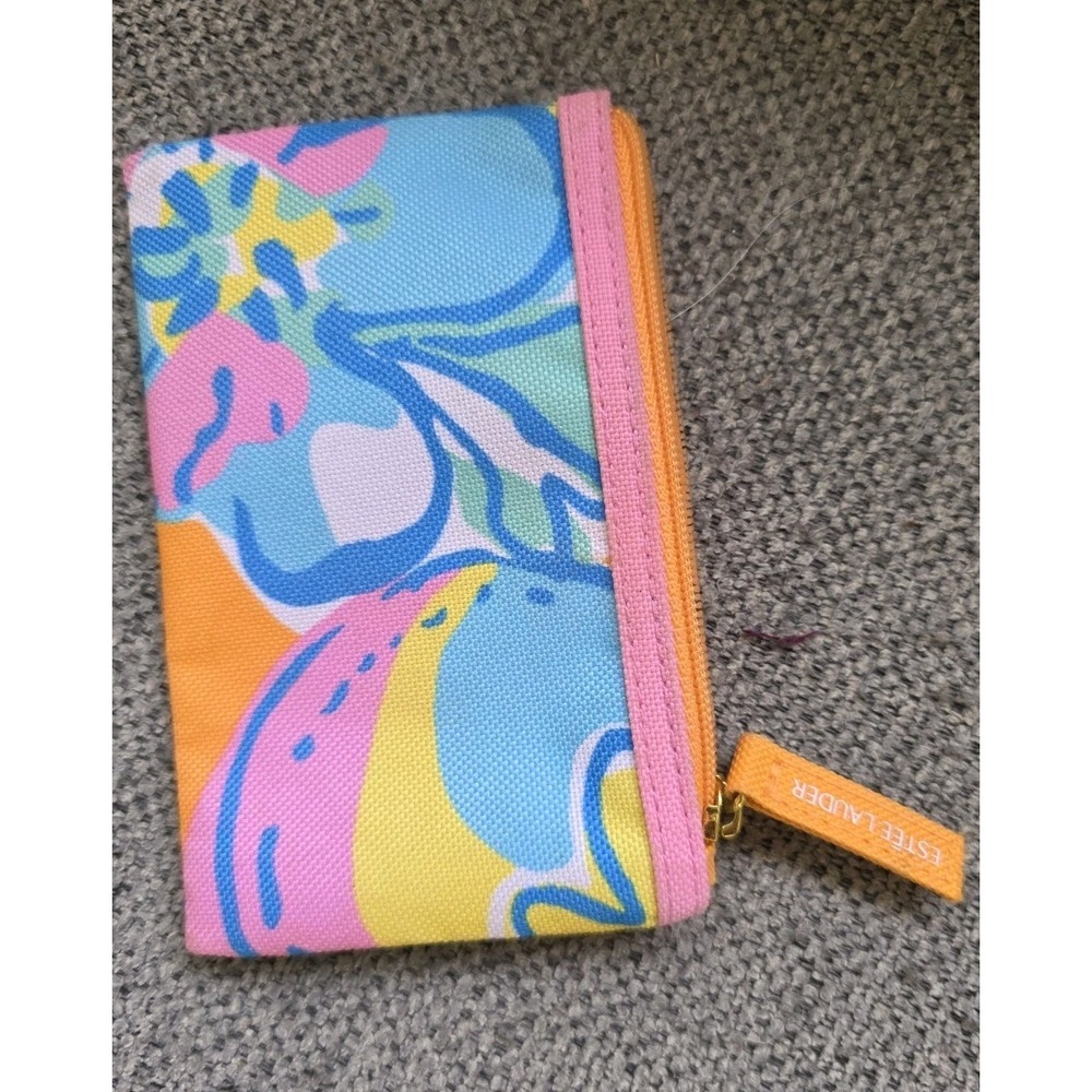 Lily Pulitzer For Estée‎ Lauder Coin Purse Pouch Multicolor Floral
